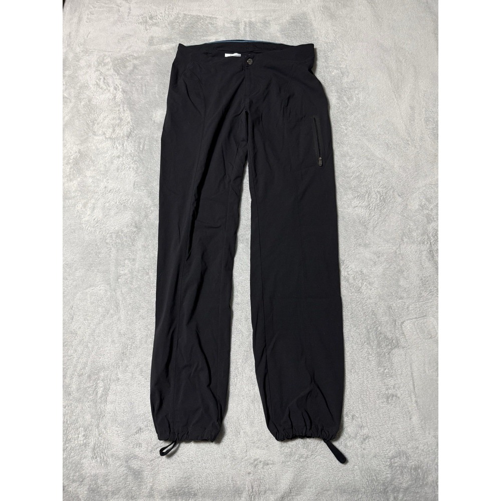 Columbia Womens Omni-Shield Cargo Hiking Pants Black Size 6 AL8141 Drawcord Hem